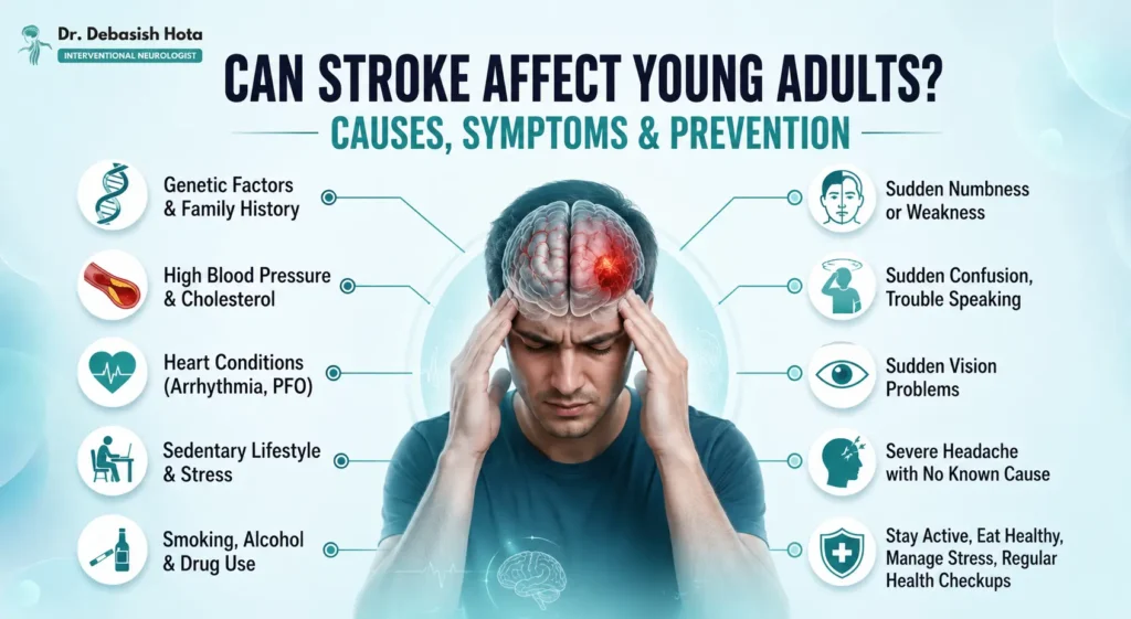 Stroke in young adults causes symptoms and prevention strategies